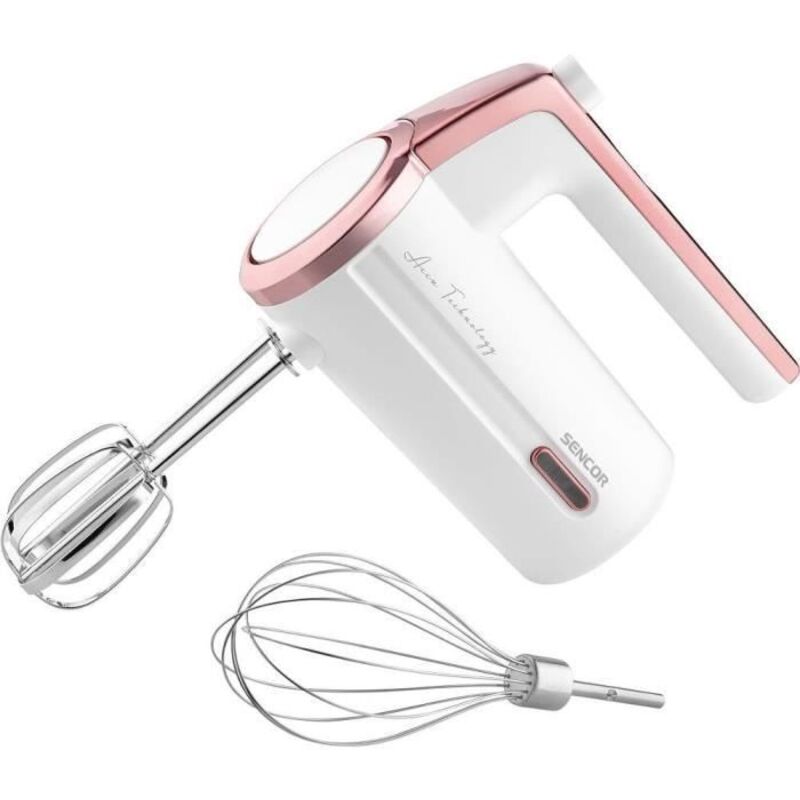 Sencor SHM 9000WH Handmixer 50 W Pink, Weiß