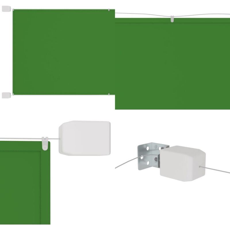 Senkrechtmarkise Hellgrün 300x420 cm Oxford-Gewebe - Balkon Markise - Sonnenschutz - Gartensortige - Senkrechte Markise - Privacy Screen - Home &
