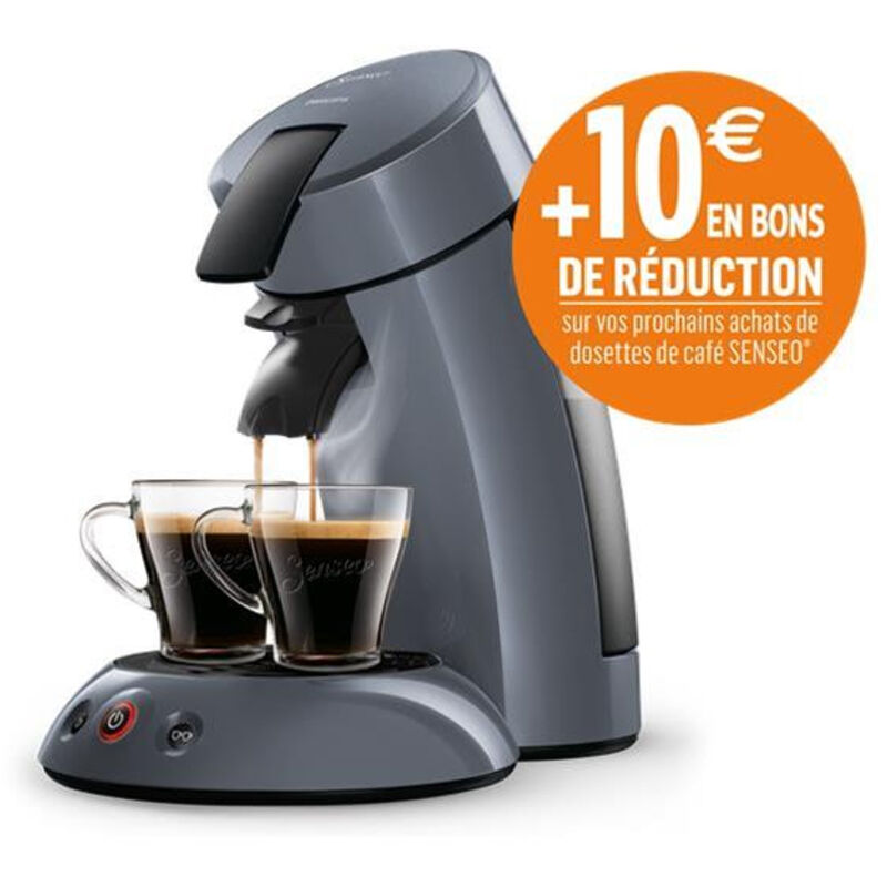 Senseo Original - 1450 W - 1 oder 2 Tassen - Crema Plus - Automatischer Stopp - Blau - Philips Haushaltsgeräte Frankreich