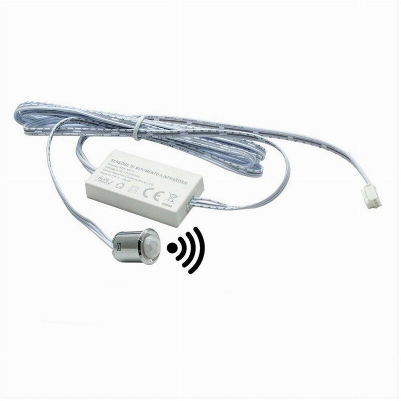 Trade Shop Traesio - Trade Shop - sensor interruttore infrarossi passagg pir luci strip led strip 12/24V -