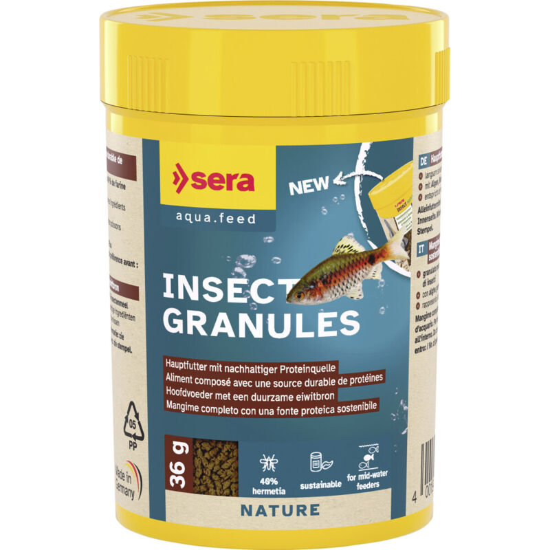 Sera Fischfutter mit Insekten Insect Granules 100 ml