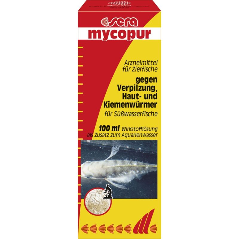 Sera Arzneimittel für Zierfische mycopur 100 ml Heilmittel
