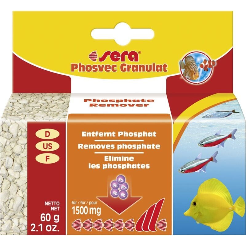 Sera Aquariumfiltermedium Phosvec Granulat 60 g Aquariumfilter