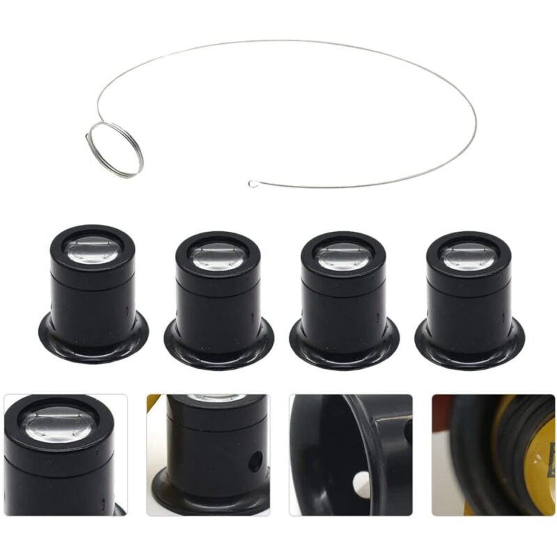 Set Augenmaske, Lupe, Juwelier-Monokel, Trinkgläser, Schmuckrestaurator, Schmuckwerkzeuge, Vergrößerungsspiegel, Uhrenreparatur-Lupe, Tabbing,