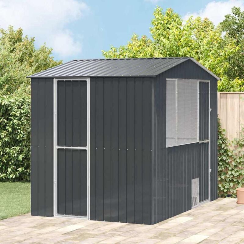 Vidaxl - Vogelkäfig Anthrazit 215 x 310 x 247 cm Verzinkter Stahl