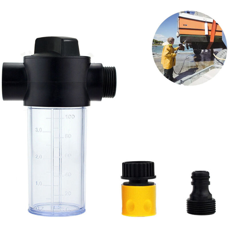 Set Hochdruckreiniger-Lanze, Autowasch-Seifen-Set, Hochdruckreiniger-Pistole, Hochdruck-Schneeschaum-Jet-Topf, 6-Punkt-Innendraht-Schnellverbinder