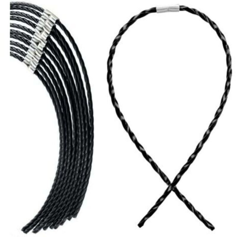 Set mit 10 extra starken Fäden F016800431 für Rasentrimmer AFS 23–37, Fadenspulen für Rasentrimmer AFS 23-37, 37x3,5 mm,--TRIMEC