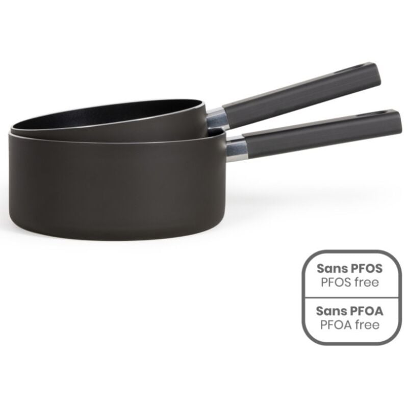 Set mit 2 aluminiumpfannen 18/20 cm - Livoo - MEP154N