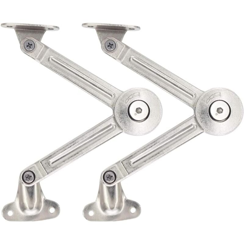 Set mit 2 Dämpfungssystem-Zirkeln für Küchenschrank-Hebetürklappen