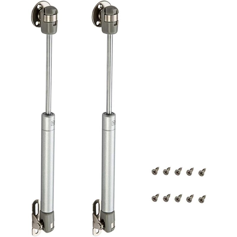 Set mit 2 Gasdruckdämpfern für Küche und Möbel, 100 N für Möbel, Schrankscharniere, Stoßdämpferarme