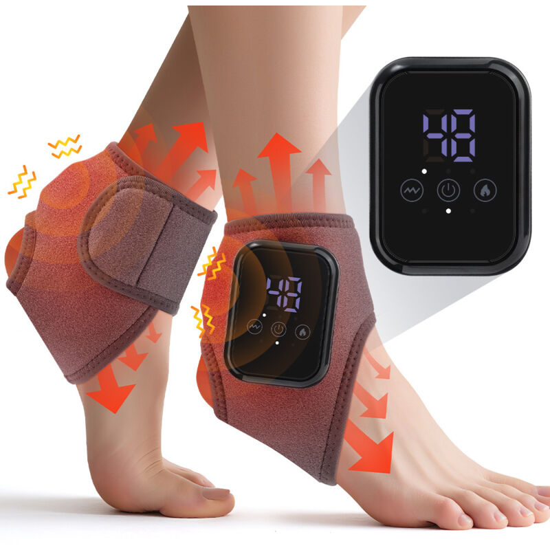 Set mit 2 Masseuren, 3 und 1 – Mit Massagegerät – 3 Modi – Tragbares Massagegerät mit 2000 mAh – Wiederaufladbar – Für entspannte und vitale Massage