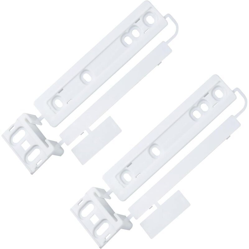 Set mit 2 Schiebetürschienen für Kühlschränke – kompatibel mit AEG Kühlschrankzubehör 223034904/1, 223034904 – Einbaukühlschrank mit Schiebetür