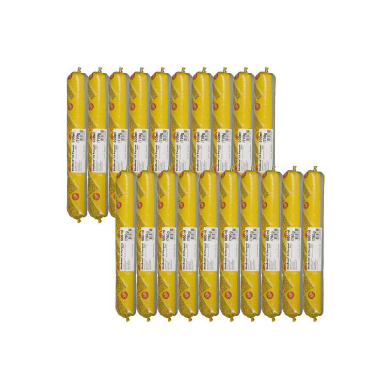 Sika - Set mit 20 Taschen Elastikkleber Bond 52 Parkett - 600ml