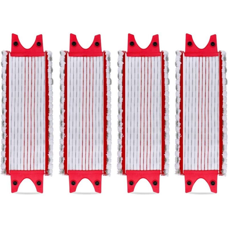 4er-Pack Ersatz-Mikrofaserpads für Vileda EasyWring Ultramax/ 1-2 Spray Mikrofaserpads für Vileda Ultramax, UltraMax, UltraMax Plus und Easy Wring