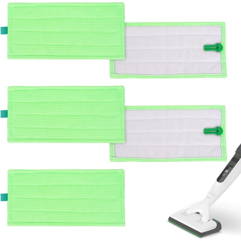 Set mit 5 Mikrofaser-Wischmoppköpfen, kompatibel mit Vorwerk SP600 und MF600 Staubsaugern – Ersatz-Reinigungstuch für Vorwerk Kobold – Waschbar und