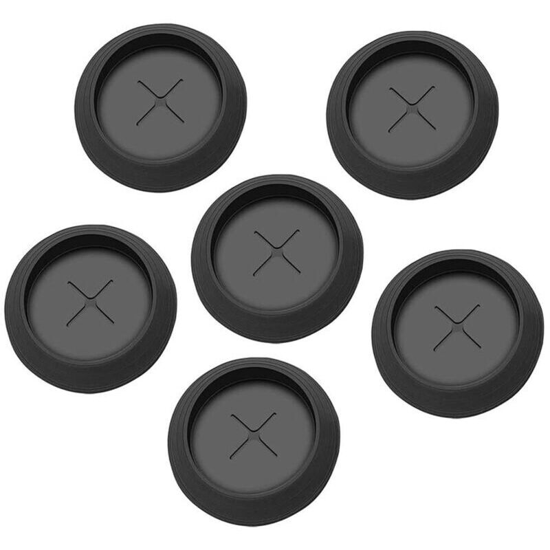 Set mit 6 schwarzen Ersatz-Fleischfühlerösen aus Gummi für Traeger Holzpelletgrills, Outdoor-Kochgeräte und -Zubehör, Grills und Outdoor-Kochgeräte