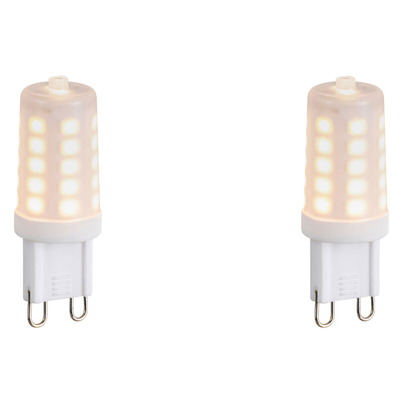 2er Set dimmbarer G9 LED-Lampen Opal 1,2W 100lm 2200K