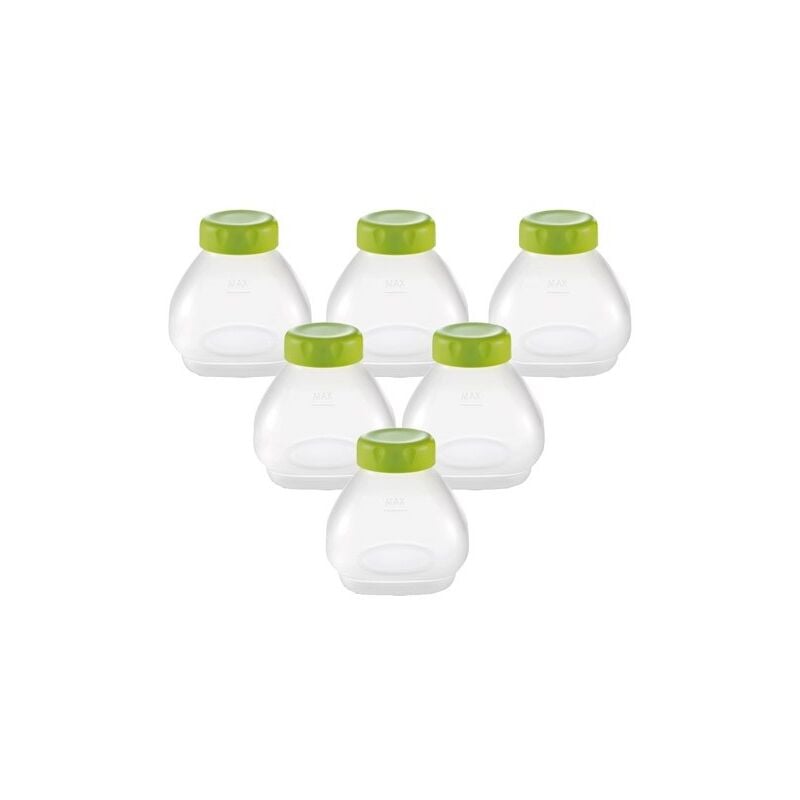 SEB - Set von 6 Flaschen + Flaschen für XF102000 Joghurthersteller