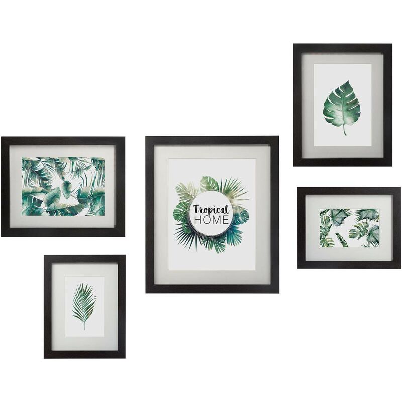 Atmosphera - 5 Rahmen für Fotos, galerie von Fotos, Bilderrahmen für die Wand - schwarz