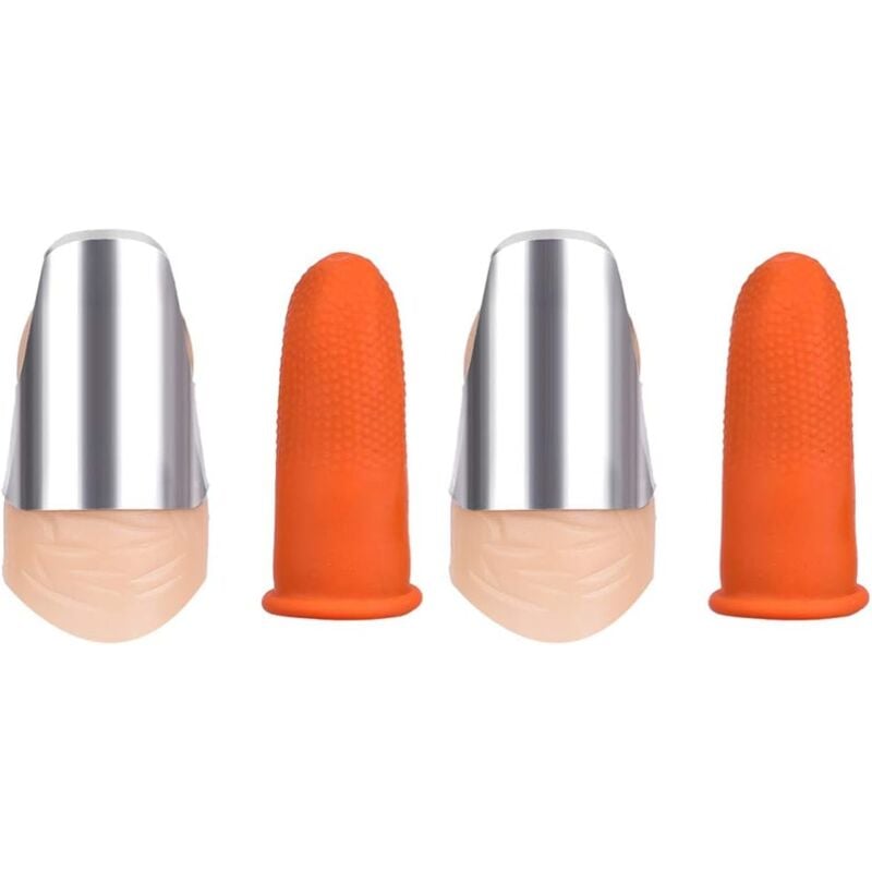 Aougo - Sets Garten Silikon Daumen Werkzeuge Ernte Anlage Picken Anlage Trim Garten Gemüse Picking Gartenarbeit Finger Handschuhe Werkzeuge