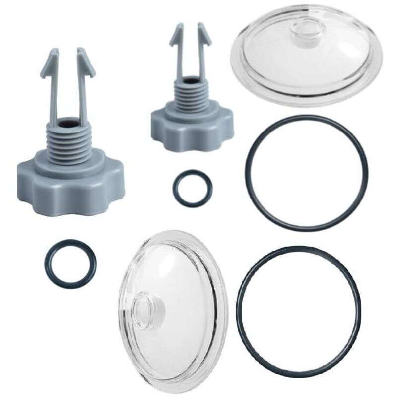 SF80110-1 Laubfangdeckel, O-Ring und Ventil, kompatibel mit Intex 12'-Sandfilterpumpen (Durchflussrate: 2100 gal/h), nicht kompatibel mit Intex 14'