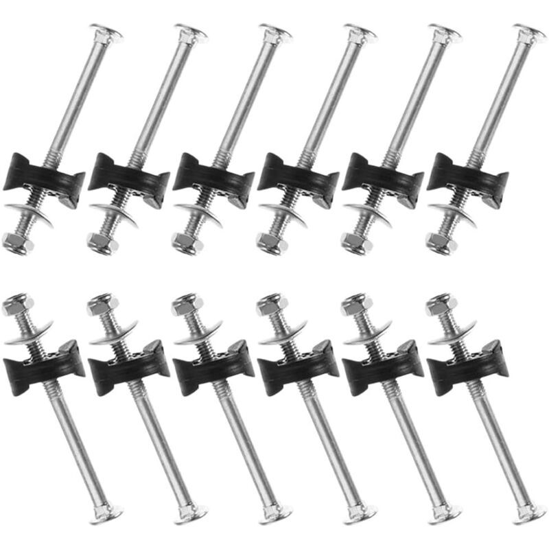 Shining House - 12-teiliges Trampolin-Zubehör, Trampolin-Ersatzschrauben, Schrauben zur Befestigung von Trampolin-Abstandshaltern,