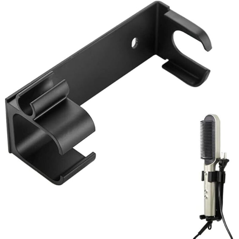 Shining House - 2er-Pack Haartrockner-Halter, Haarstab-Halter, Wandhalterung, Haarglätter-Halter, Finisher-Halter, Wandhalterung,