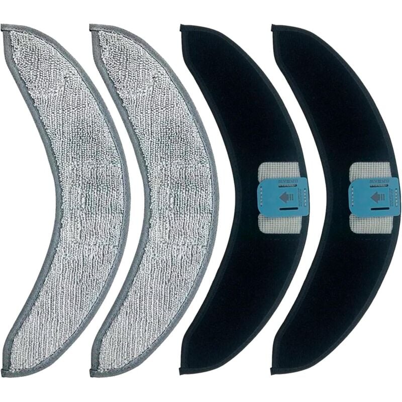 Shining House - 4er-Pack Wischtuch-Pads für iRobot Roomba Combo J7/J7+ Roboter-Staubsauger-Zubehör, Staubsauger-Ersatzteile