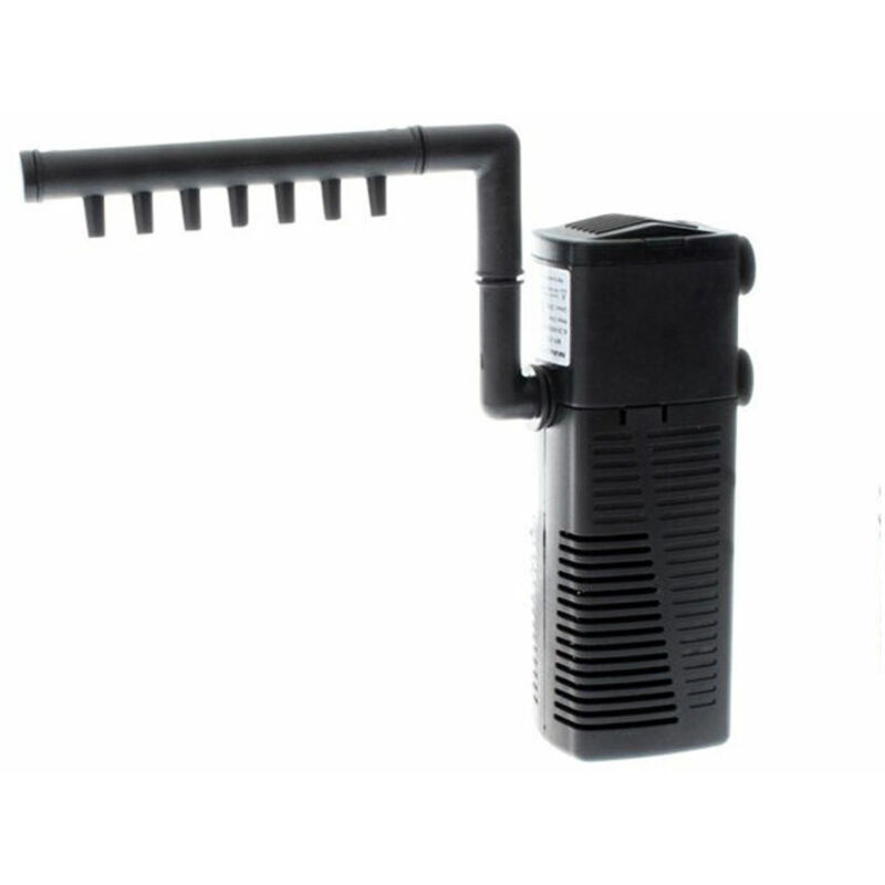 Shining House - Aquarium-Innenfilter, 8 w, 600 l/h, Aquarium-Innenfilter, 80 Liter, Aquarium-Pumpenfilter für kleine Becken, Kaltwasser- oder