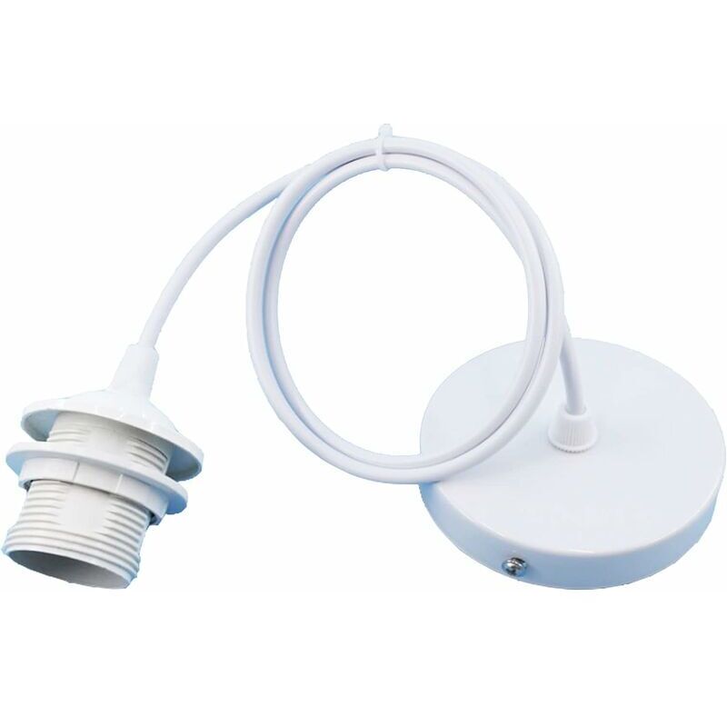 Shining House - E27-Hängelampenhalter, E27-Hängelampen-Zubehör, E27-Hängelampen-Zubehör mit 1,5 m Kabel, für Bar, Café, Bekleidungsgeschäft, Zuhause,