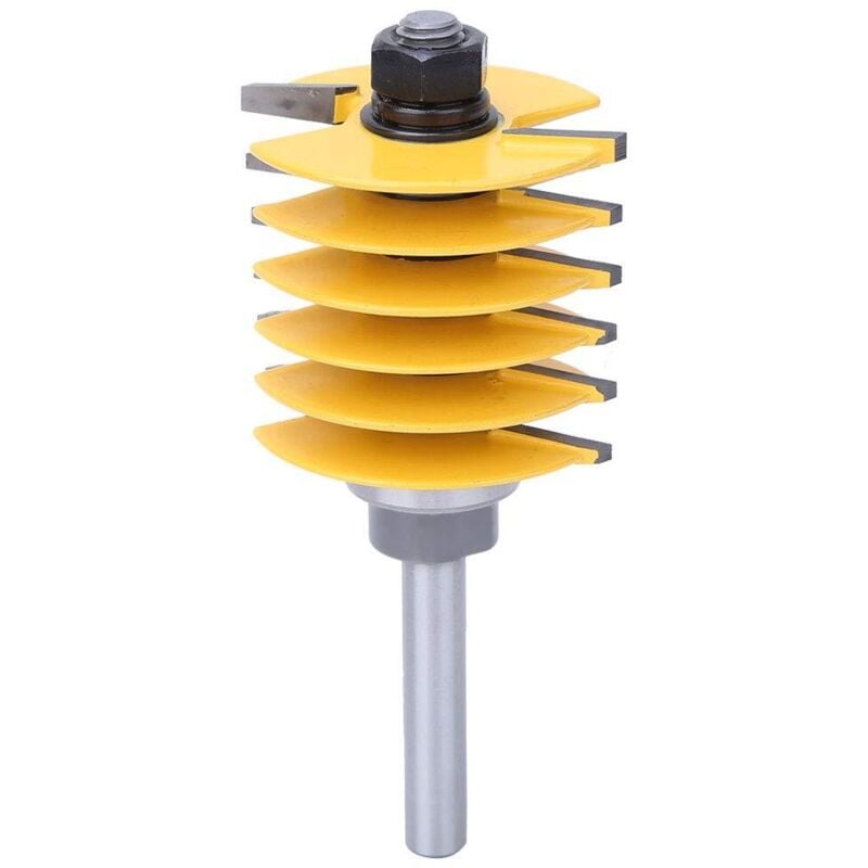 Shining House - Holzbearbeitung Fräser Router Bit 8Mm Schaft Finger Joint Router Bit Holzbearbeitung Fräser Zapfen Joint Cutter