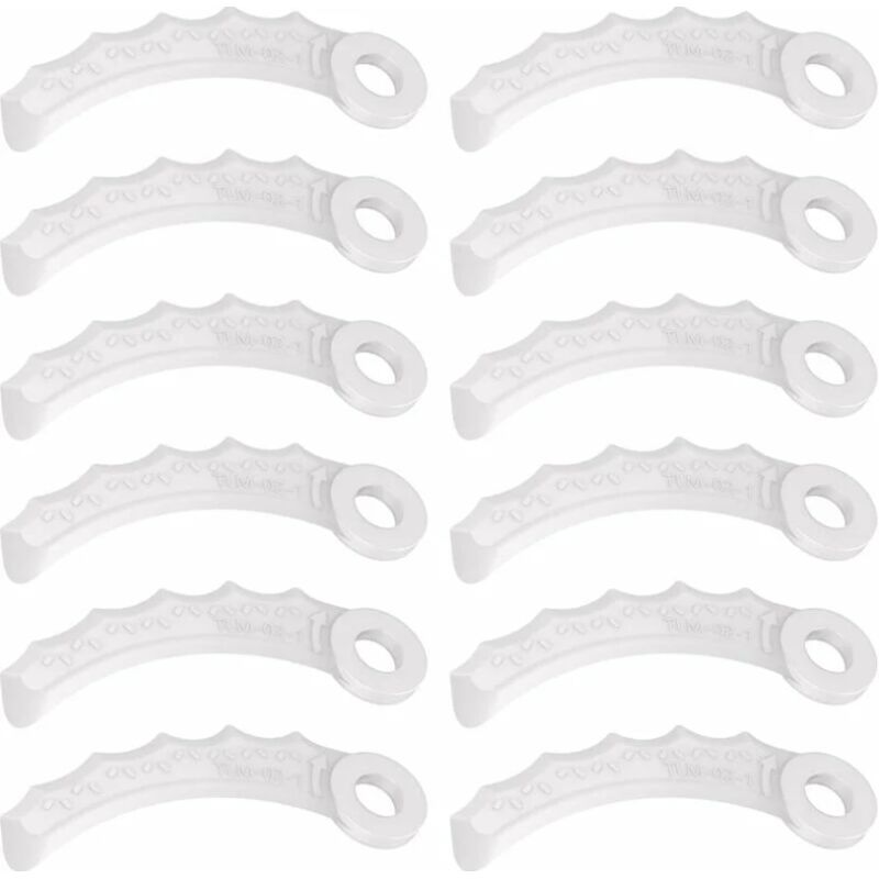 Makita 198426-9 Kunststoff-Ersatzmesser für Makita 198426-9 Rasenmäher (12er-Pack) - Shining House