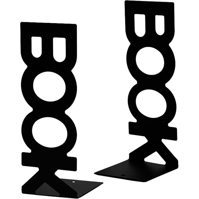 Shining House - Metall-Buchhalter, Buchhalter, Bücherregale für Büro, Schreibtisch, Dekoration für Bücher, Filme, CDs, Videospiele