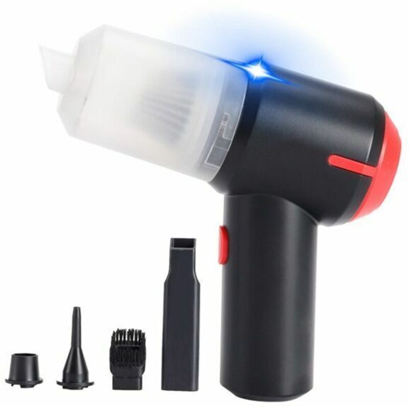 SHINING HOUSE Mini-Akku-Handstaubsauger, 3 in 1, elektrischer Staubsammler, Gebläse, Vakuumpumpe für PC, Laptop, Konsole, Klavier, Auto, Zuhause,