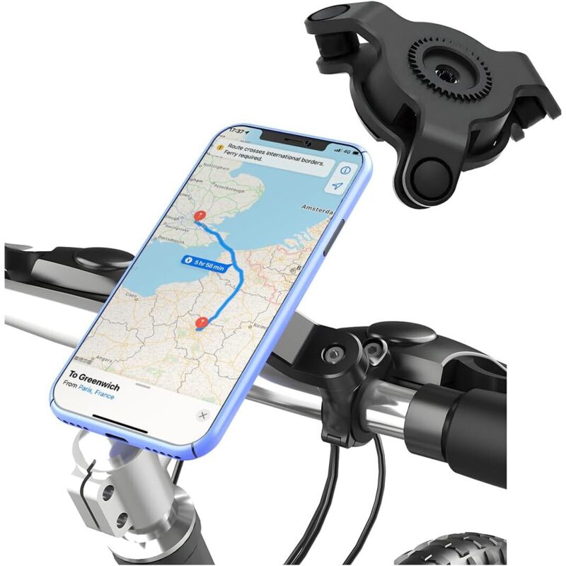 Stoßdämpferhalterung für Motorrad-Handy, Anti-Vibrations-Stoßdämpfer für Motorrad-Handyhalterung, universeller Vibrationsdämpfer für Handy-Fahrrad,