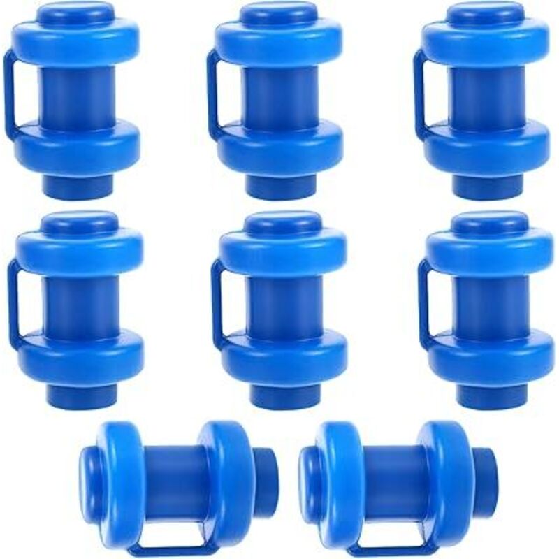 Shining House - Trampolin-Stangenkappen, 8 Stück Trampolin-Endkappen, Trampolin-Stangenkappen, Trampolin-Kappen für Hakenstangen-Endkappen,