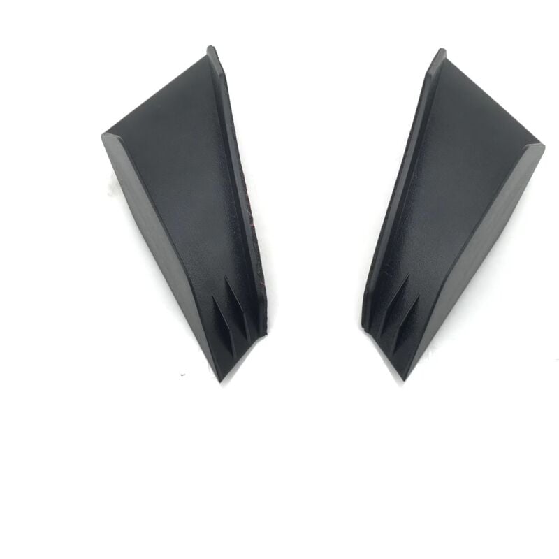 Shining House - Universelle Motorrad-Winglets, 1 Paar Motorrad-Kotflügel-Aerodynamik-Winglet-Kit für Ducati // / (Schwarz)