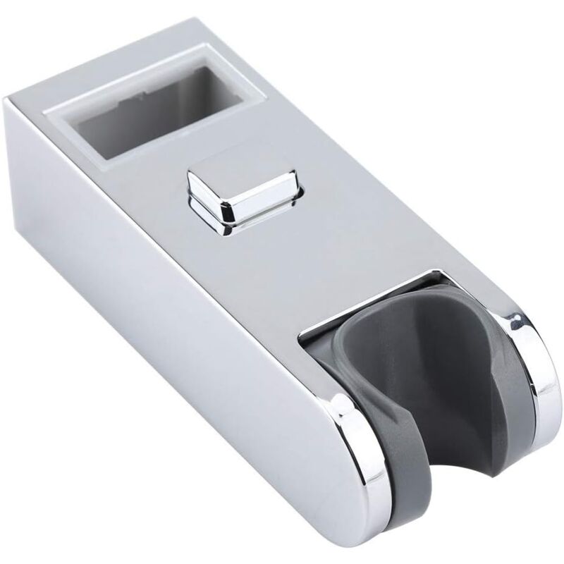 ZVD - Shower Head Holder Slider Bar Post Holder, Chrome Adjustable Height Support Slider Bar Rail Head Holder 30x15
