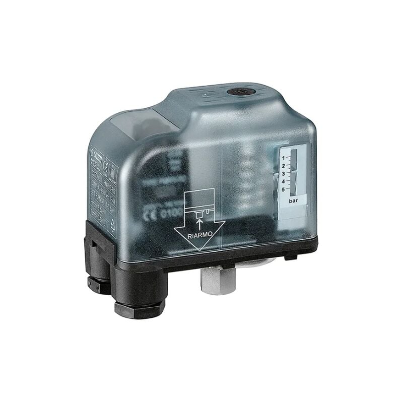 Sicherheitsdruckschalter, manuell rückstellbar, Einstellbereich 2-4,5 bar Caleffi 625000 2 - 4,5 bar