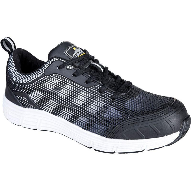 Sicherheitsschuhe niedrig TOVE Steelite S1P Schwarz/Weiß 45