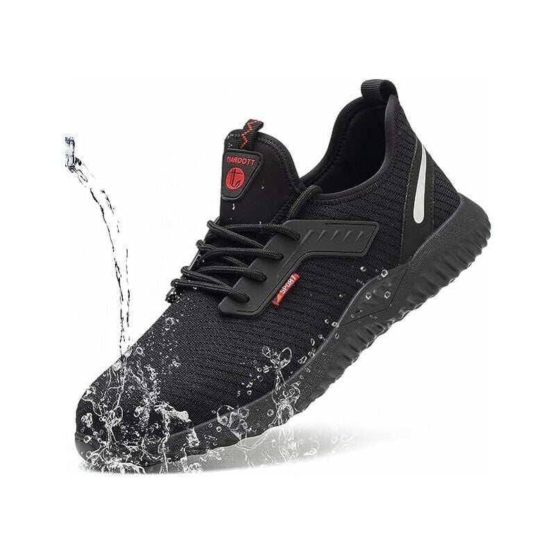 Sicherheitsschuhe, Sicherheitsschuhe für Herren und Damen, Arbeitsschuhe, Stahlkappe, ultraleichter und unzerstörbarer Schutz, atmungsaktiv,