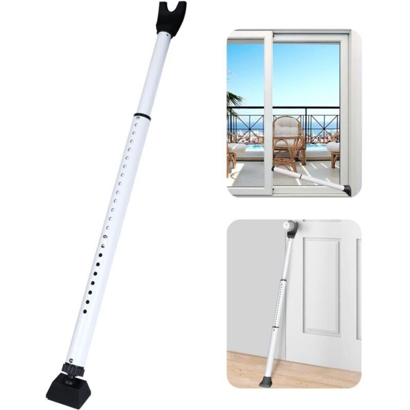 Sicherheitsstange für Schiebetüren, stabiler und verstellbarer Türstopper, für Haus, Wohnung, Reisen