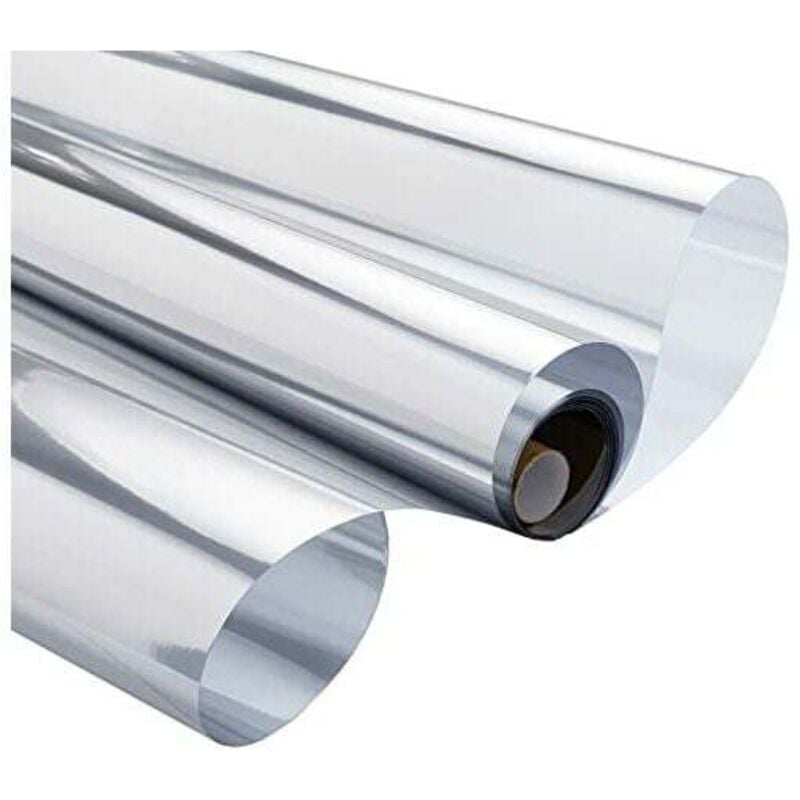 Sichtschutzfolie für Fenster, Einweg-Spiegelfolie, Hitzeschutz, UV-Schutz, elektrostatischer Sichtschutz, Spiegelfolie für Büro, Fenster, Zuhause,