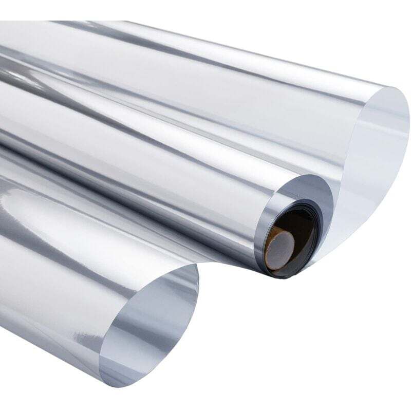 Sichtschutzfolie für Fenster, Einwegspiegeleffekt, Wärmeregulierung, UV-Schutz, antistatisch, für Büro, Fenster, Zuhause, Geschäft, 40 × 200 cm,