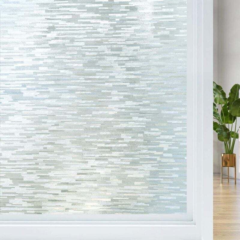 Sichtschutzfolie, wiederverwendbare blickdichte Fensterfolie, gemusterte blickdichte Fensterfolie, elektrostatische Fensterfolie, selbstklebende
