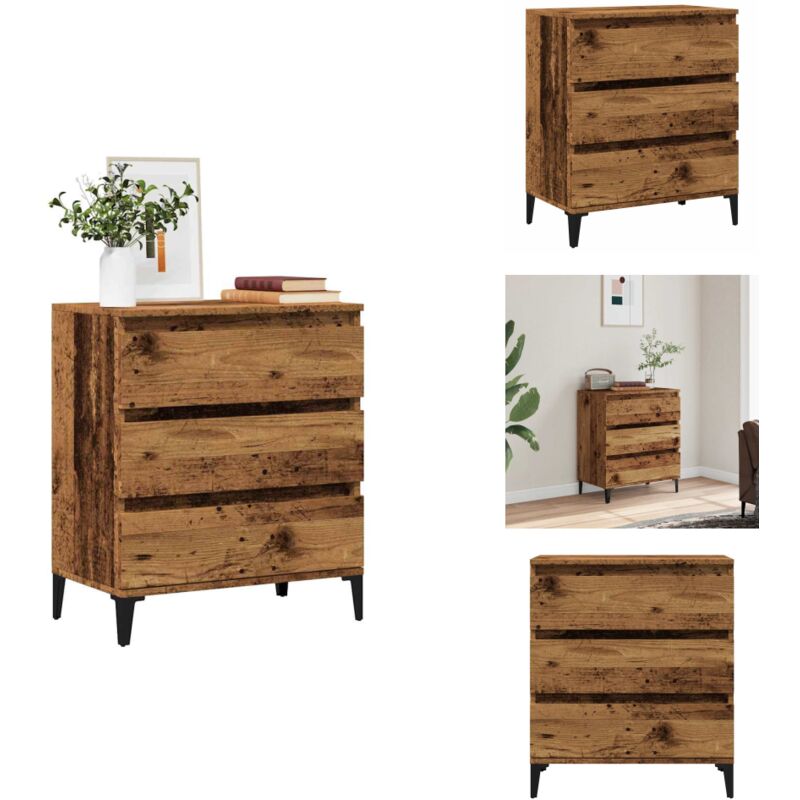 Sideboard Altholz-Optik 60x35x70 cm Holzwerkstoff - Sideboard - Sideboards - Schrank - Lagerschrank