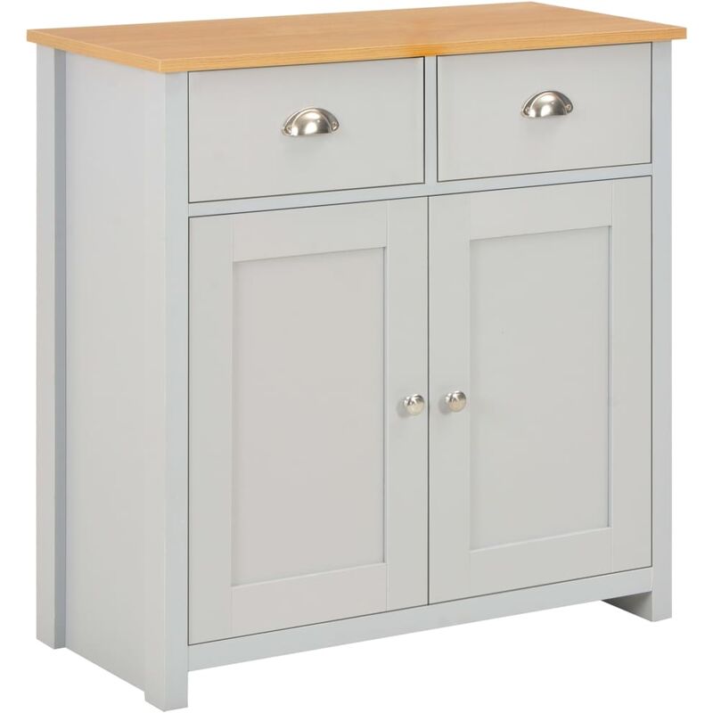 Sideboard Grau Sideboard Grau 79 x 35 x 81 cm - Vidaxl