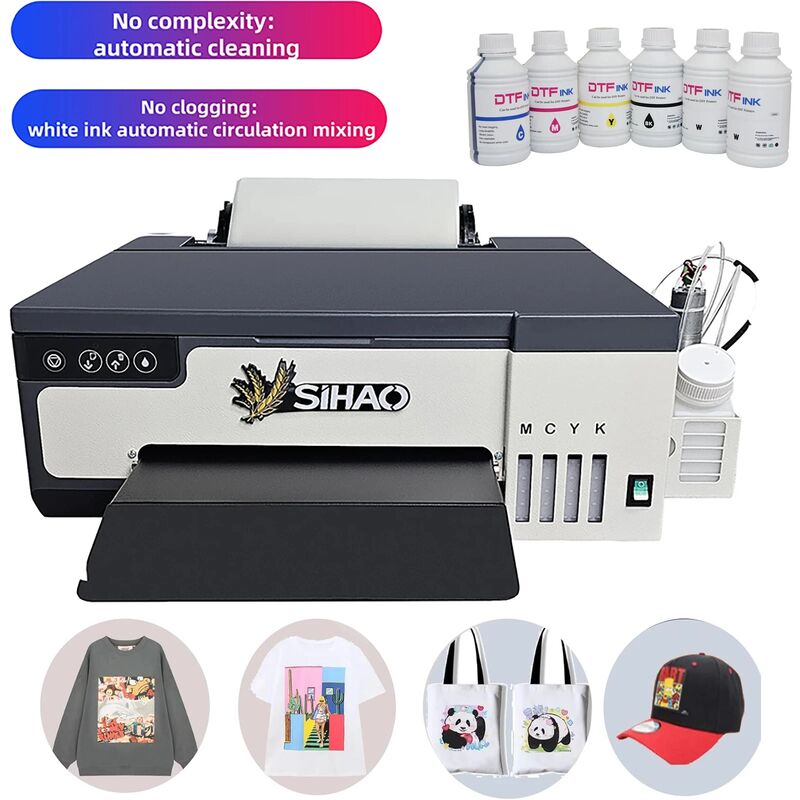 SIHAO A3 XP600 DTF Drucker T-Shirt Transferdrucker für Kleidung DTF Drucker Kappe