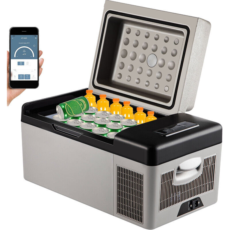 SIHAO Kompressor Kühlbox 20L Mini Kühlschrank Auto Camping APP Tragbar 12V/230V