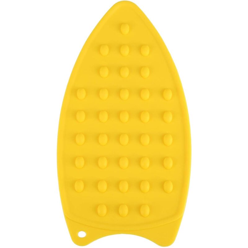 Silikon-Bügeleisenauflage, Silikon-Bügeleisen-Schutzauflage, rutschfeste hitzebeständige Matte zum Bügeln hitzebeständige Matte(Gelb)